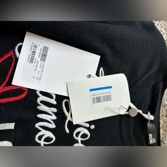 Love Moschino wool knit full sleeve sweater dress - Picture 6 of 10